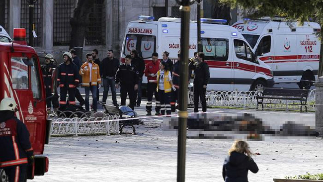 9 تن از کشته شدگان انفجار استانبول آلمانی اند 